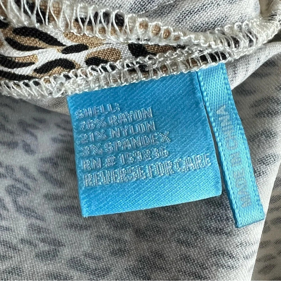 J. McLaughlin Anne Dress Tan Micro Animal Print Sheath Sleeveless Size 2 - Picture 12 of 12